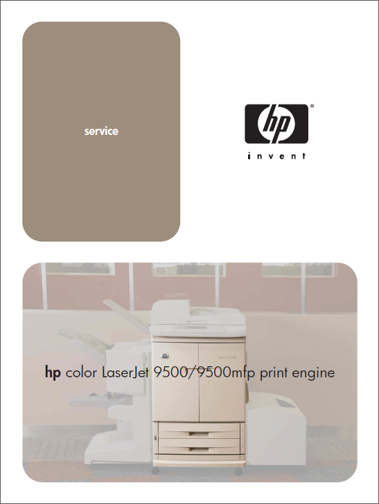 HP Color LaserJet 9500 MFP Service Manual-1